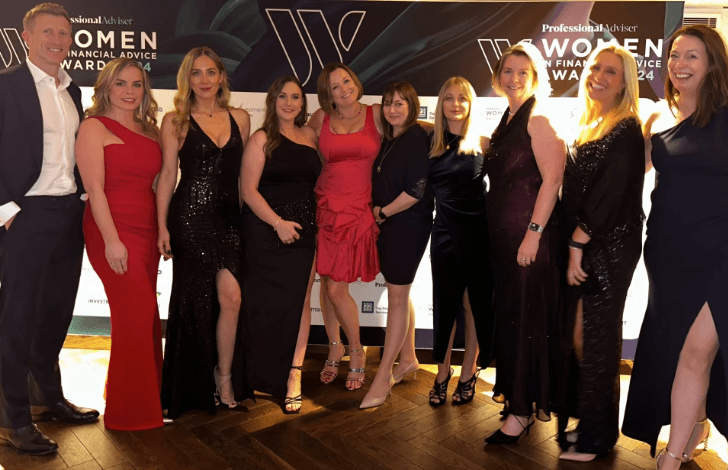 SPW employees at the Women in Finance awards